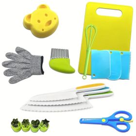 Everyday Kitchens Complete Youngsters Cooking Set - Real Cooking Tools, Safety Knives, and Playful Accessories for Youngsters Aged 4-8 (Style: Montessori Toddler Kitchen)